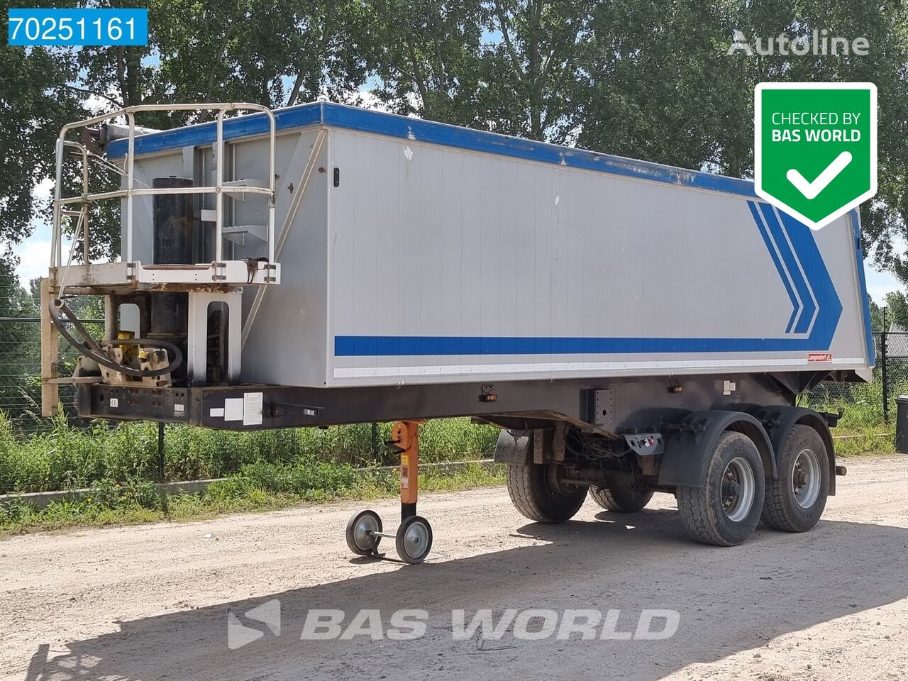 العربات نصف المقطورة شاحنة قلابة Langendorf SKA 18/28 3 axles 28M3