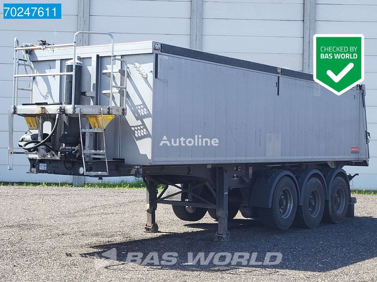 semi-reboque basculante Langendorf SKA 24/31 3 axles 33m3 Liftachse