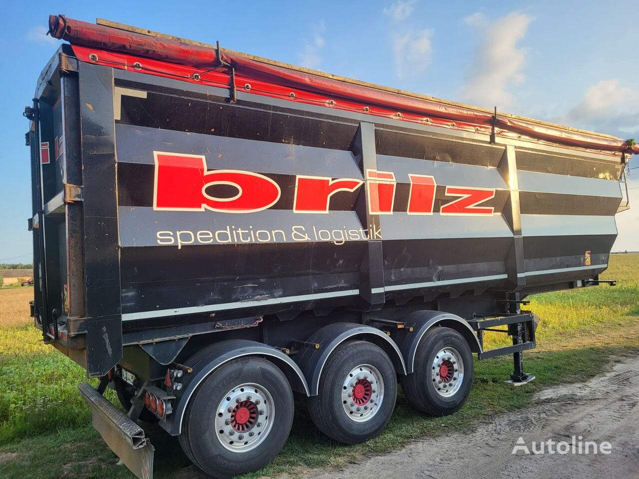 Lück naczepa do złomu 50m3-stan bdb tipper semi-trailer