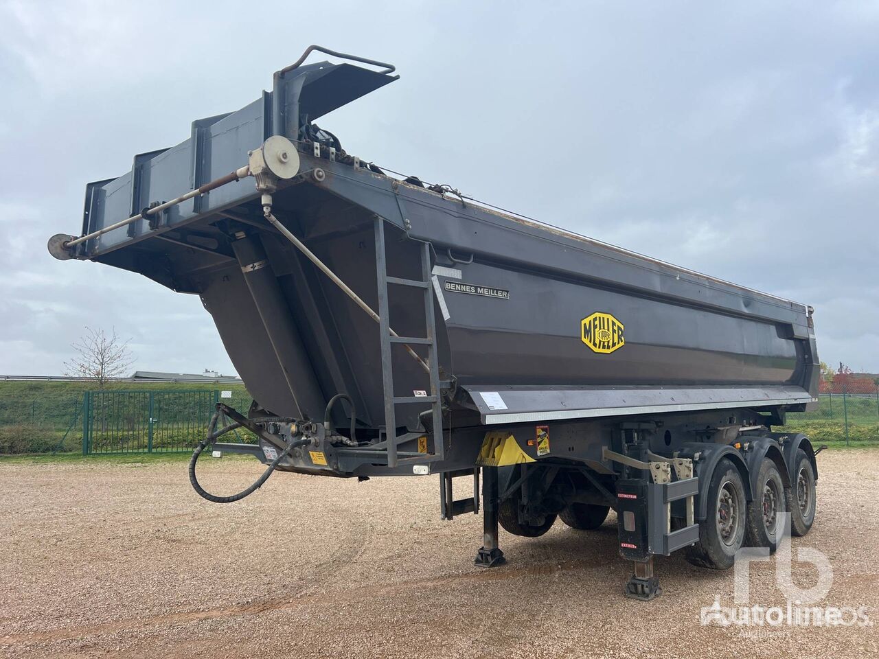 Meiller FX MEILLER KISA3 Tri/A Demolition Semi-Remorque tipper semi-trailer