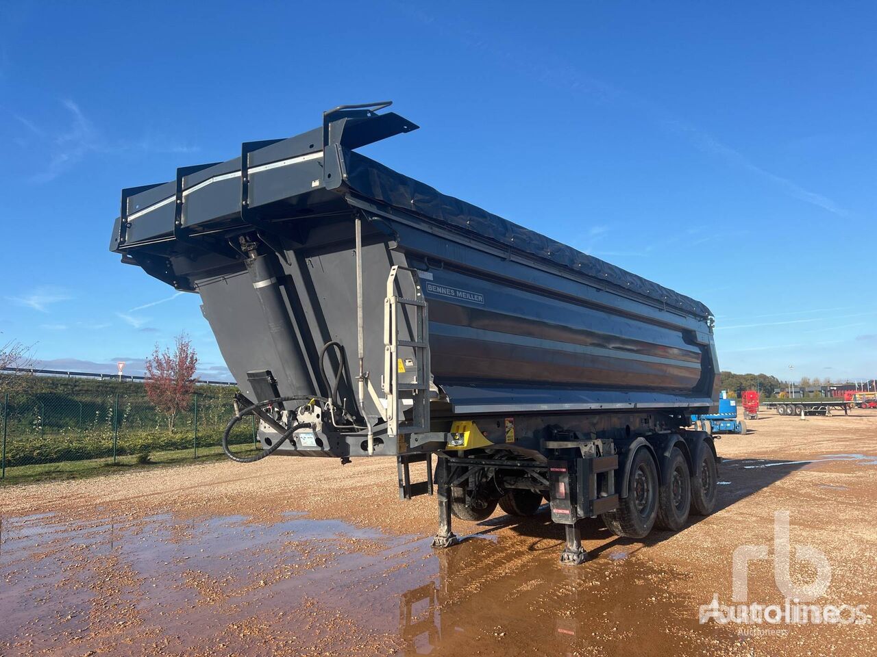 Meiller KISA3 Tri/A Demolition Semi-Remorque tipper semi-trailer