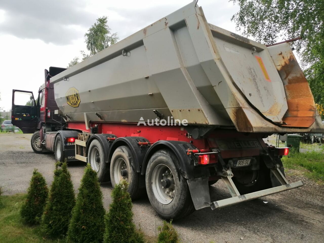 Meiller MHKS 41/3-S tipper semi-trailer