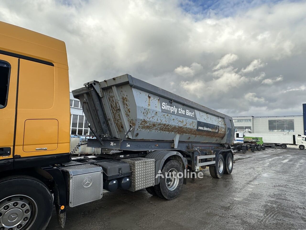 Meiller MHKS41/2 tipper semi-trailer for sale | Autoline GB Meiller MHKS41/2 tipper semi-trailer - Autoline