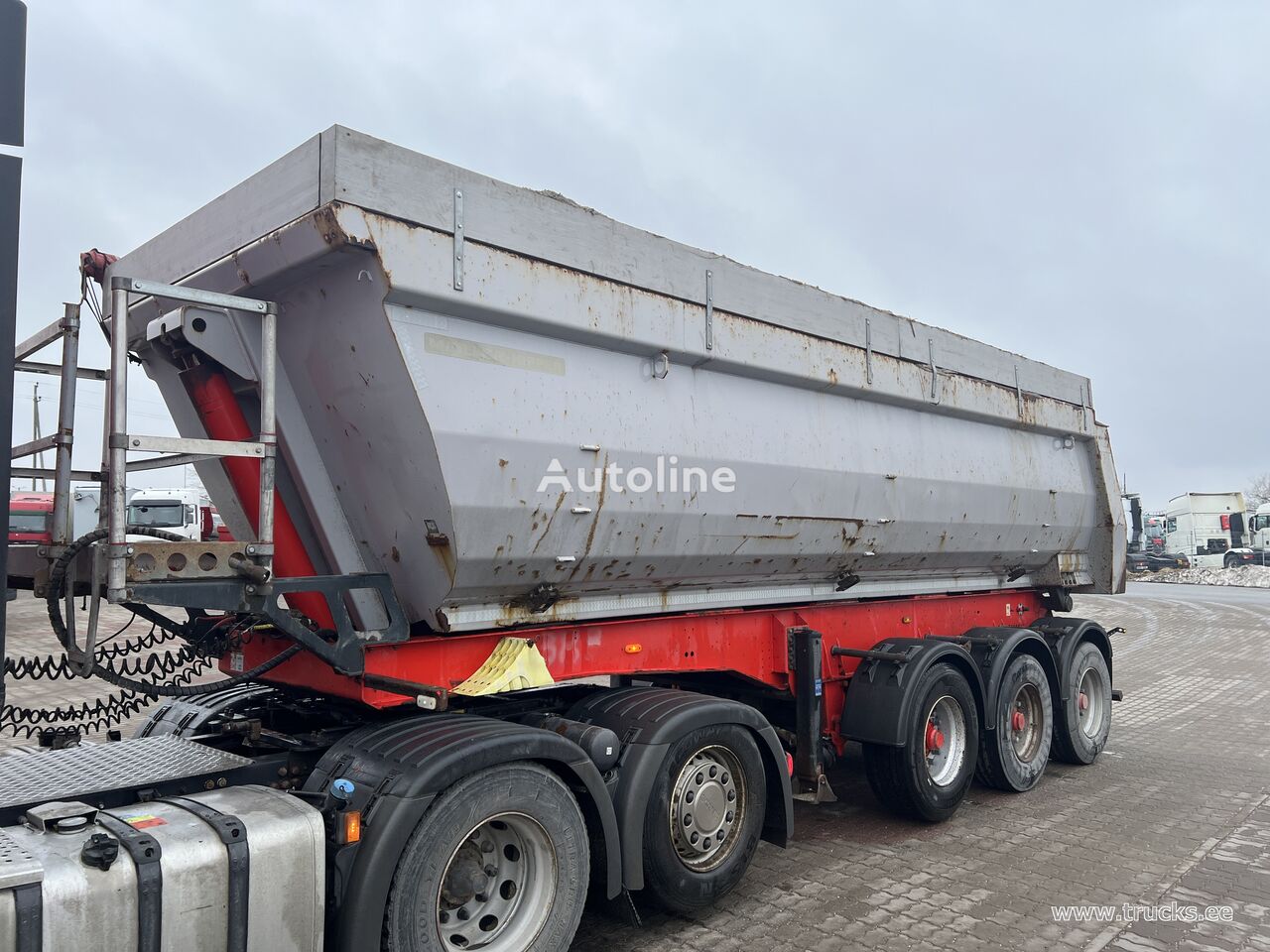 Meiller MHPS 41/3S tipper semi-trailer