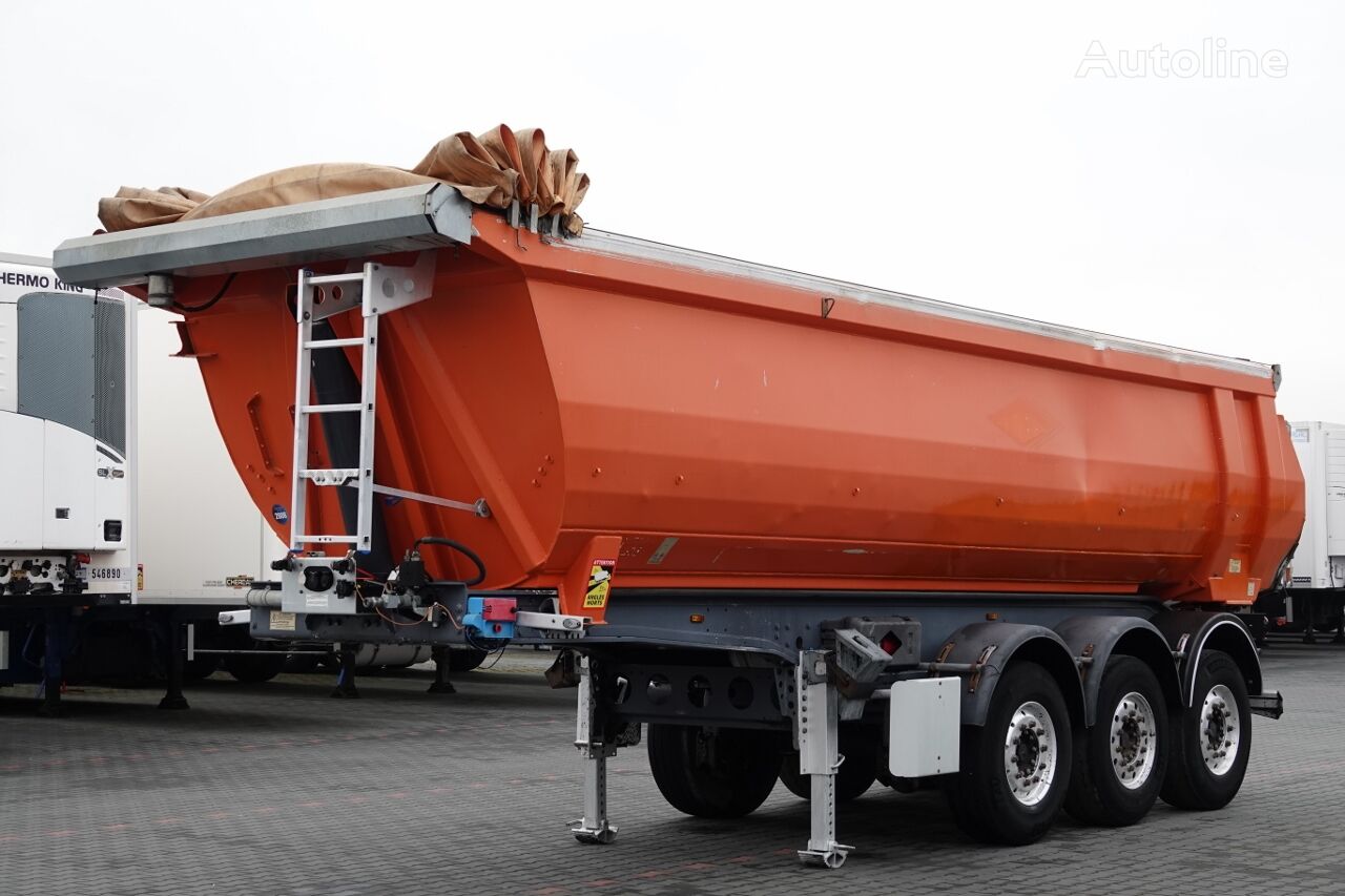 Menci  WYWROTKA RYNNA 27 m3 / ALUMINIOWA / WAGA : 5300 KG / tipper semi-trailer