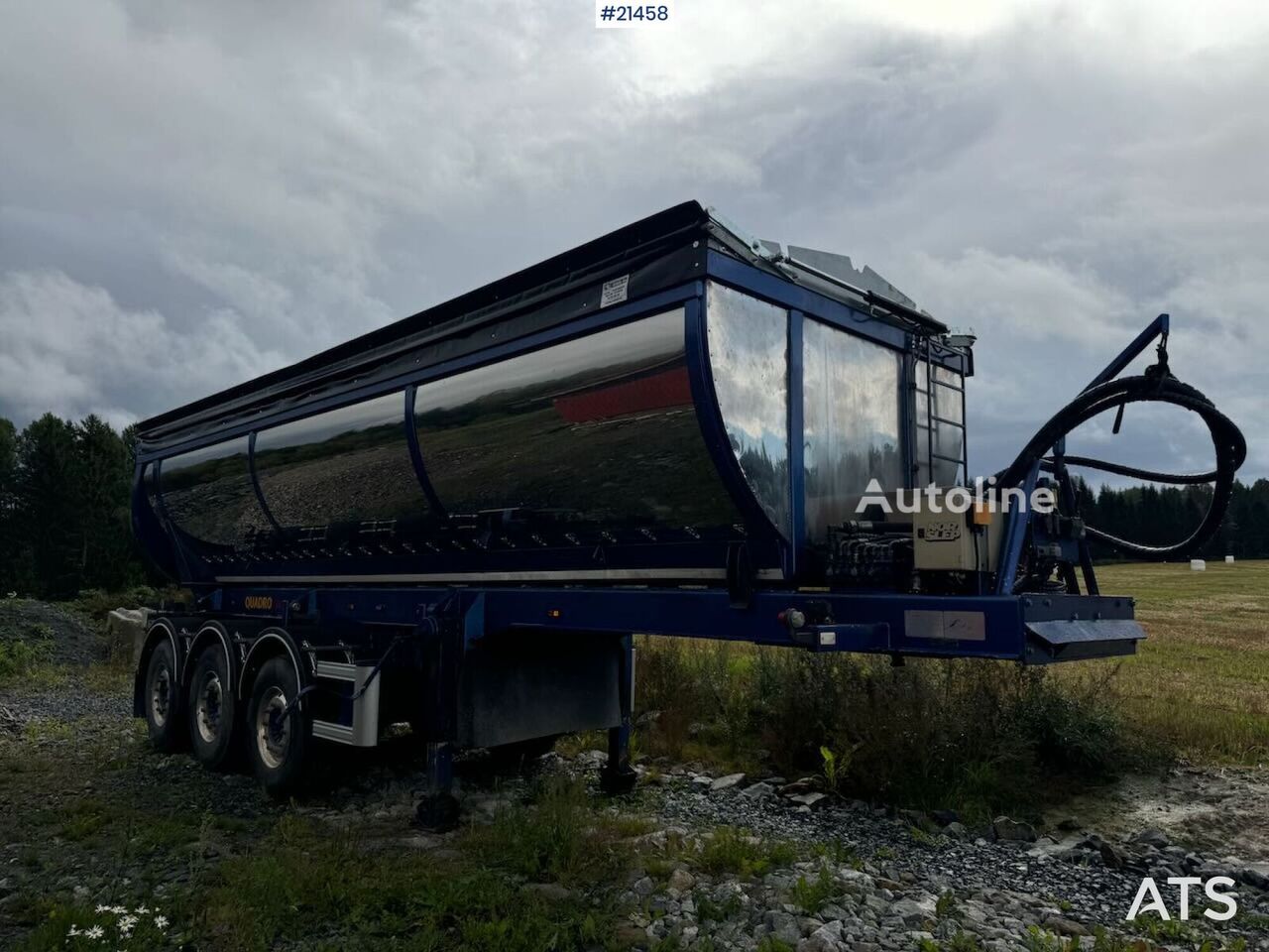 Nor Slep Asfaltsemi kippipuoliperävaunu - Autoline