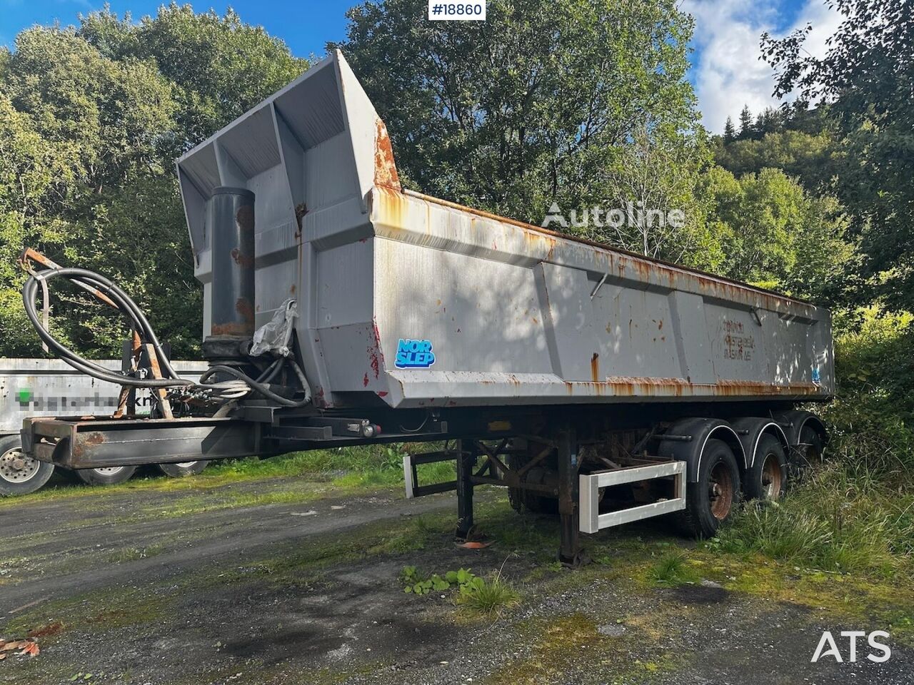 Naczepa wywrotka Nor Slep norslep Tippsemi - Autoline