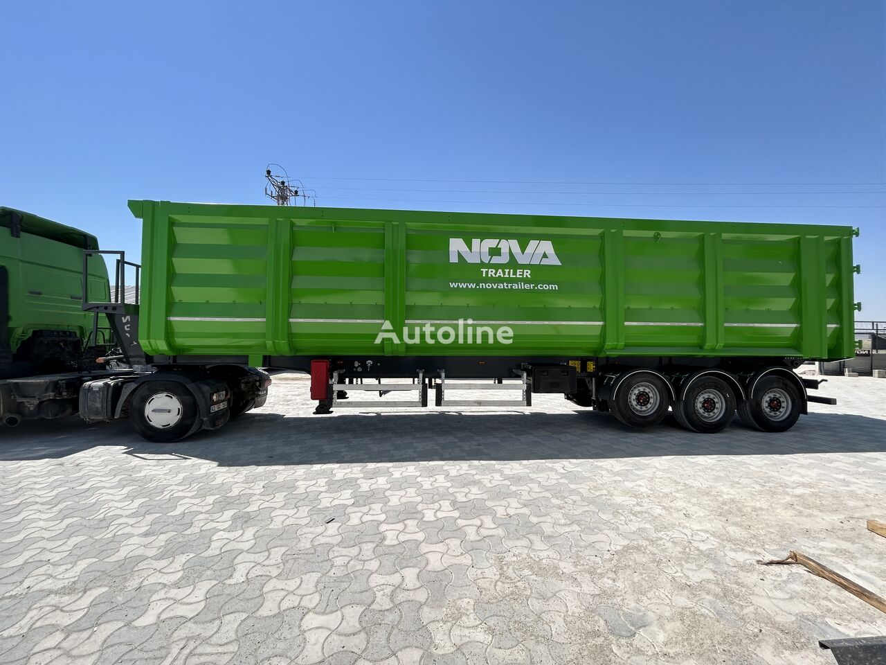 nowa naczepa wywrotka Nova New Hardox Tipper Trailer for Scrap Production