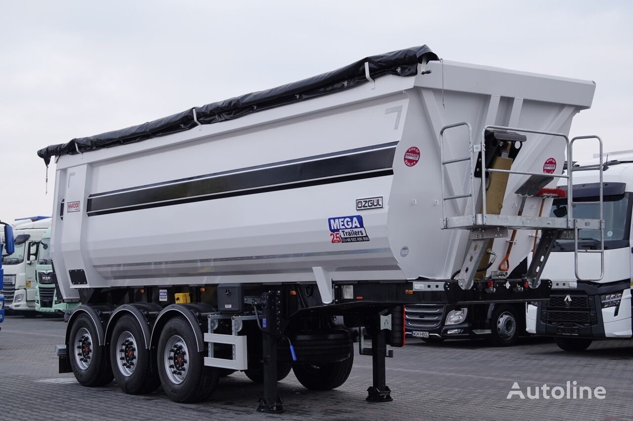 Özgül / WYWROTKA STALOWA / 36 m3 / FABRYCZNIE NOWA / HARDOX / RYNNA WA tipper semi-trailer