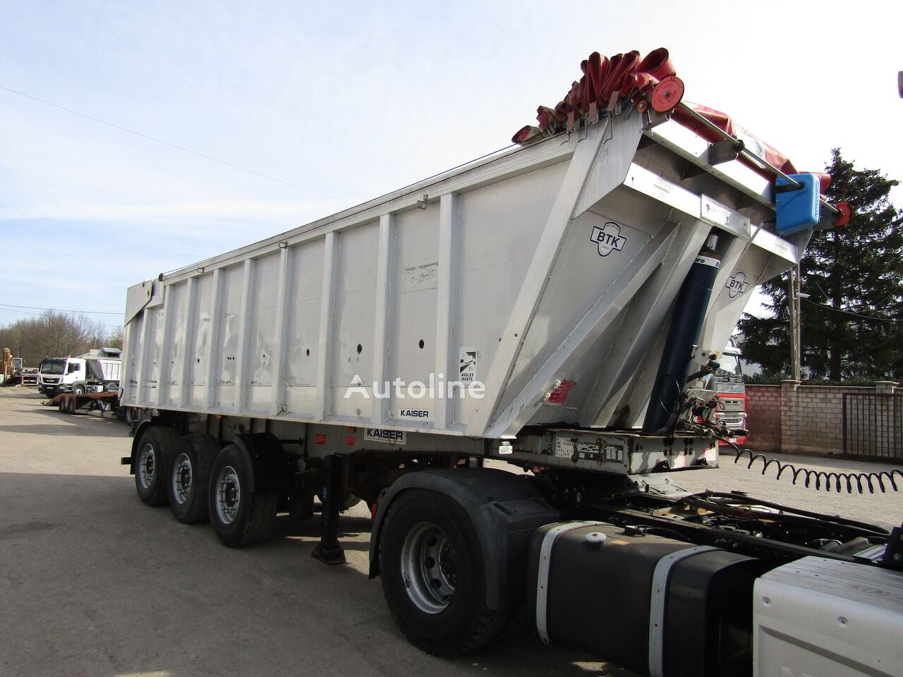 Robuste KAISER / ZABUDOWA ALUMINIOWA / SAF tipper semi-trailer - Autoline