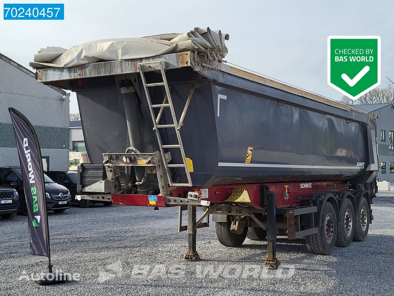 نیمه تریلر کمپرسی Schmitz Cargobull SGF*S3 3 axles 24m3 Steel Tipper Liftachse