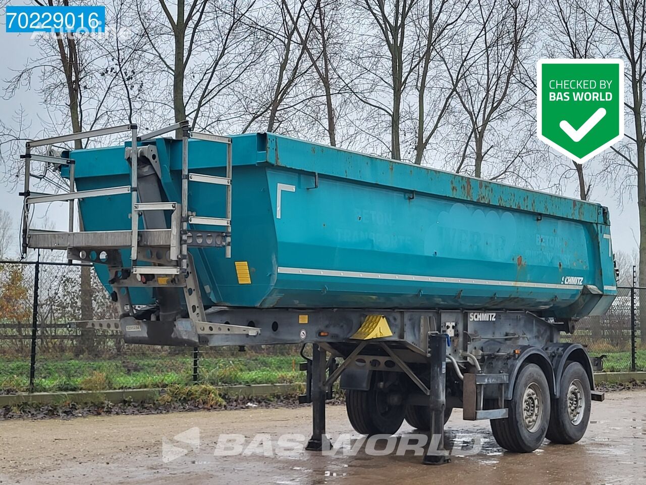 Schmitz Cargobull SKI 18 2 axles 25m3 tipper semi-trailer