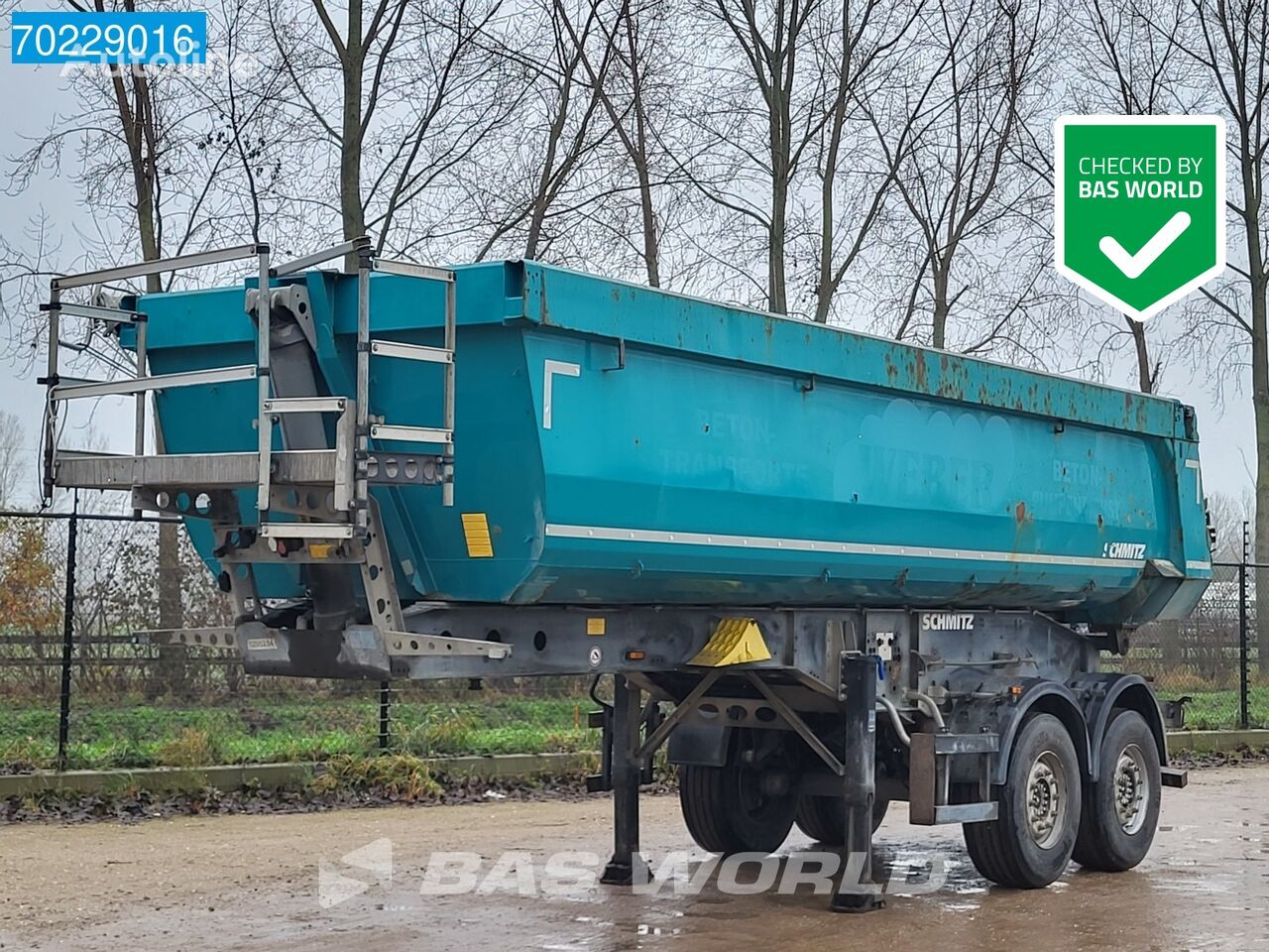 návěs sklápěč Schmitz Cargobull SKI 18 2 axles 25m3