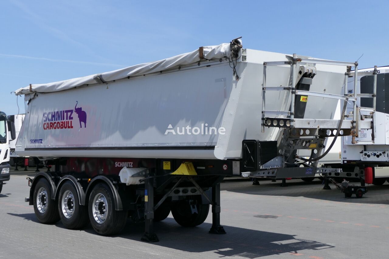 Schmitz Cargobull WYWROTKA 25 m3 / WAGA: 5500 KG / TYŁ KLAPA / OŚ PODNOSZONA tipper semi-trailer