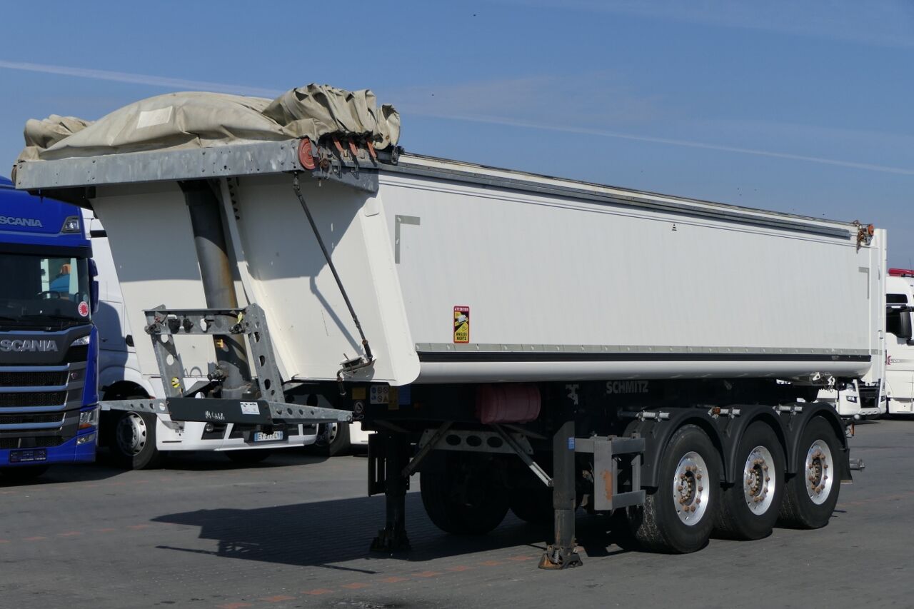 Schmitz Cargobull WYWROTKA 25m3 / WAGA: 5100 kg / OŚ PODNOSZONA / ALUFELGI / SPROW tipper semi-trailer