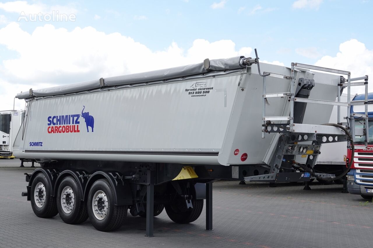 Schmitz Cargobull WYWROTKA 26m3 / 2019 ROK / OPONY 100 % / OS PODNOSZONA / ALUFELG tipper semi-trailer