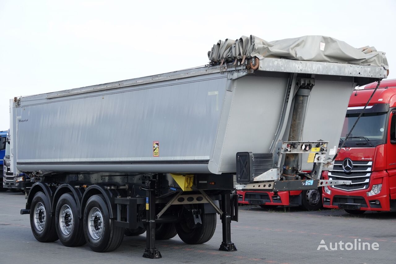 semi-trailer jungkit Schmitz Cargobull WYWROTKA 28 M3 / ALUMINIOWA / OŚ PODNOSZONA / WAGA 5300 KG