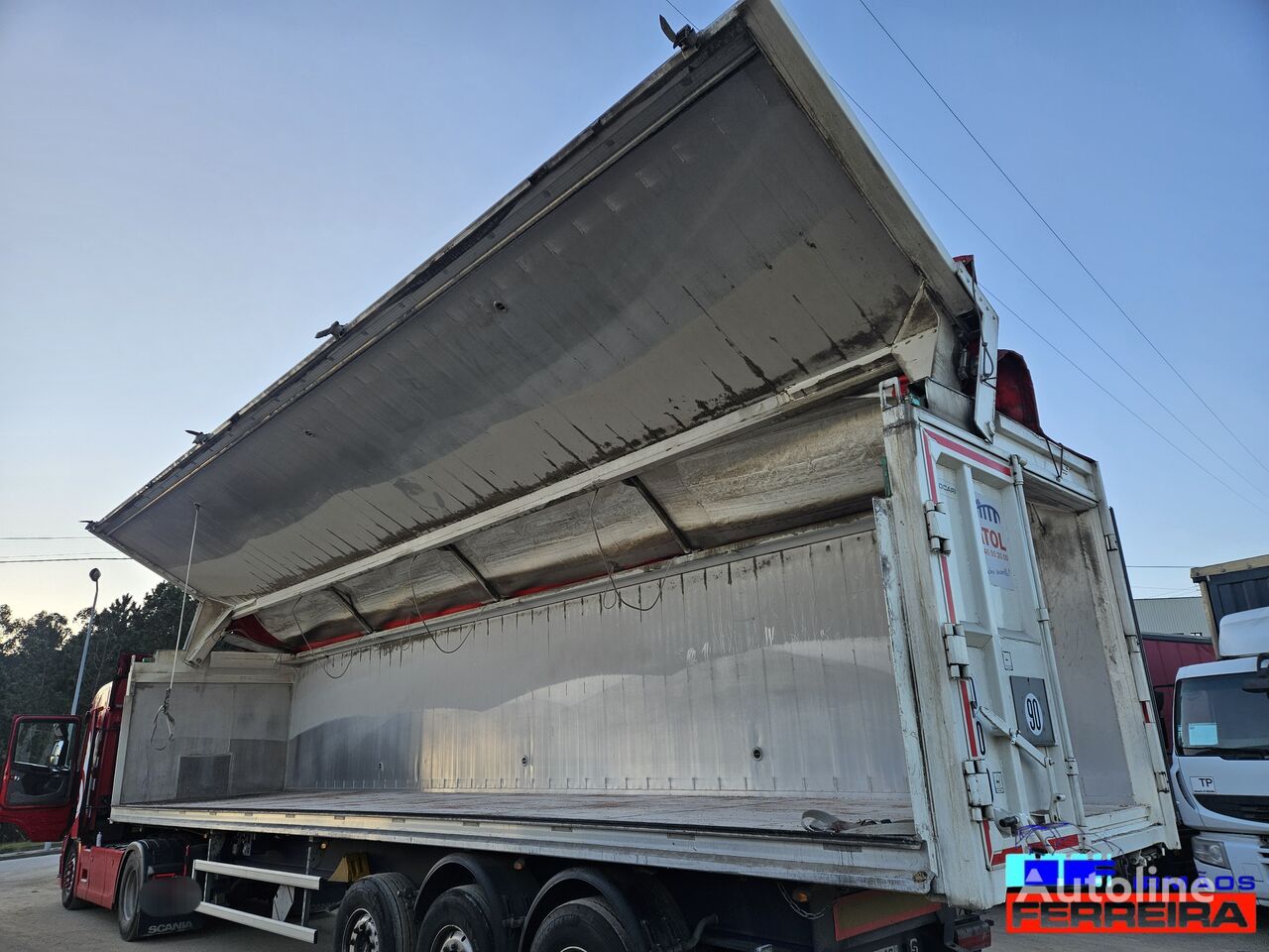 Socari Basculante p/ cereais tipper semi-trailer