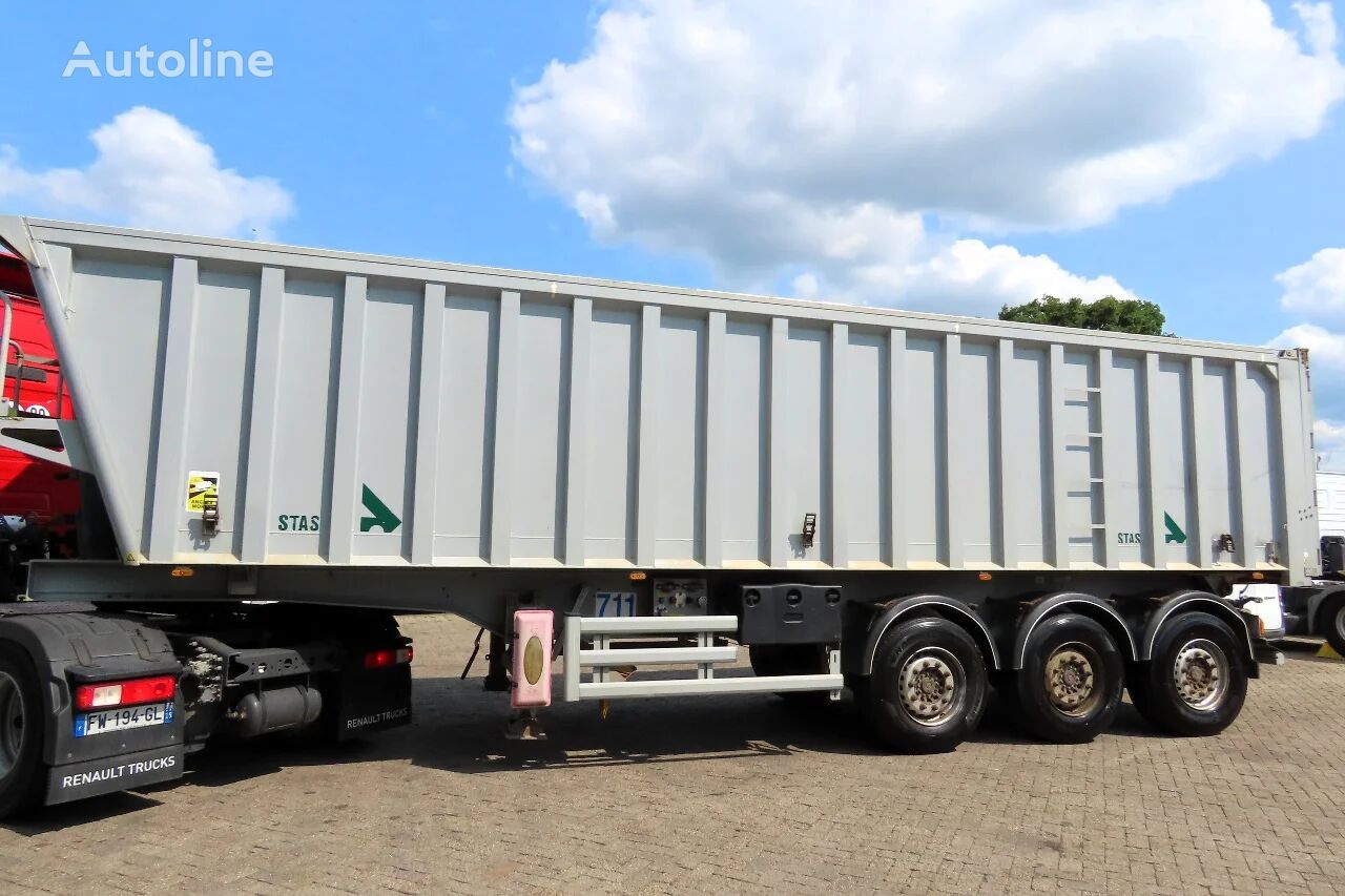 semi-remorque benne Stas 6100 kg, 45 m3, SAF, DISC BRAKES, AIR SUSP