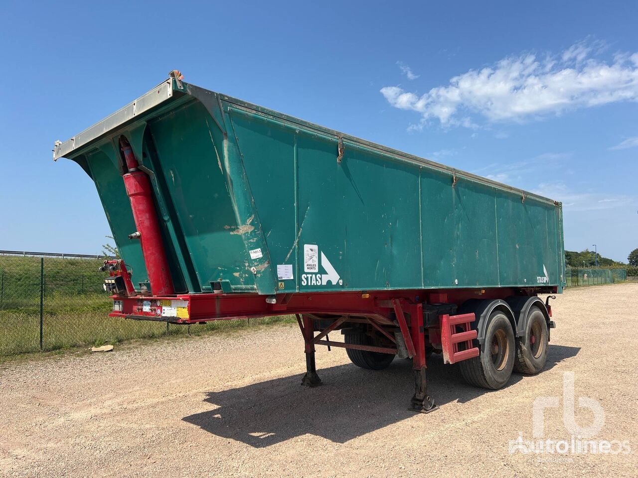 Stas S234CX T/A Semi-Remorque Benne 2 Essieux tippsemitrailer