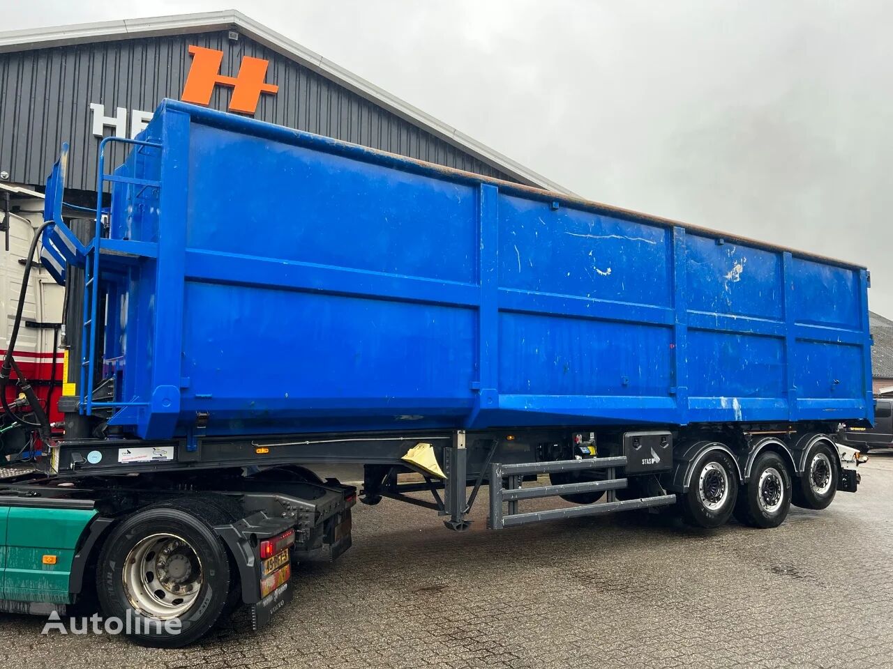 Stas S300CX Alu/Hardox 62m3 2X Liftachse Alcoa LED tipper semi-trailer