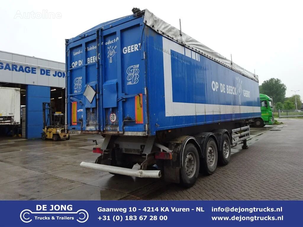 العربات نصف المقطورة شاحنة قلابة Stas SA339K / Tipper ALU / 58 M3 / Mercedes + Disc / 1x Lift Axle