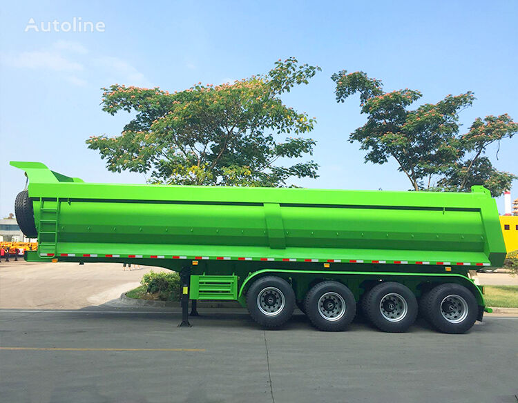 TITAN 4 Axle End Dump Trailers for Sale Price - W semirremolque volquete nuevo