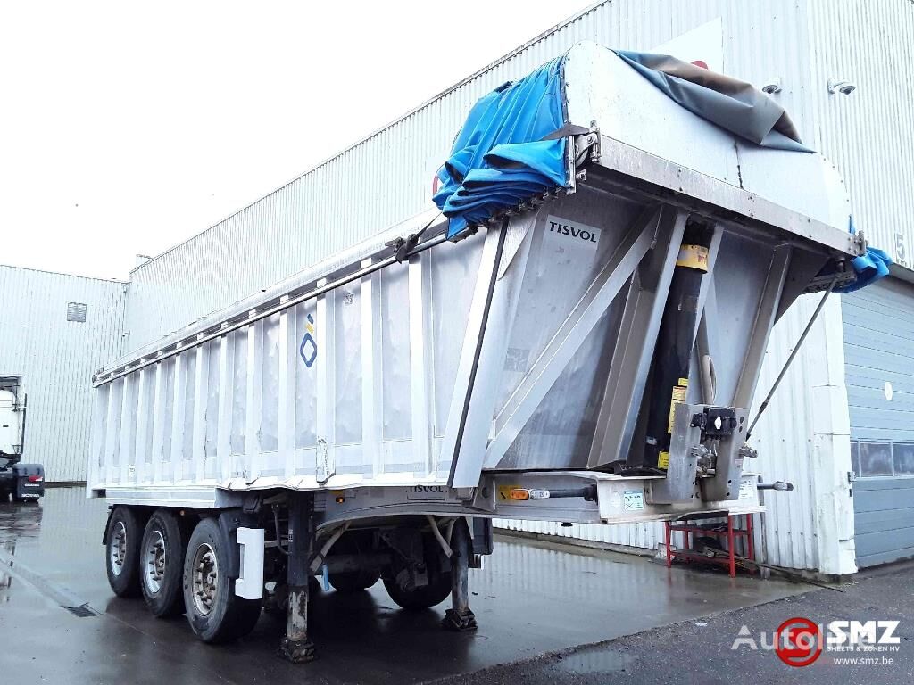 Tisvol Oplegger 4950 kg small dammage tipper semi-trailer