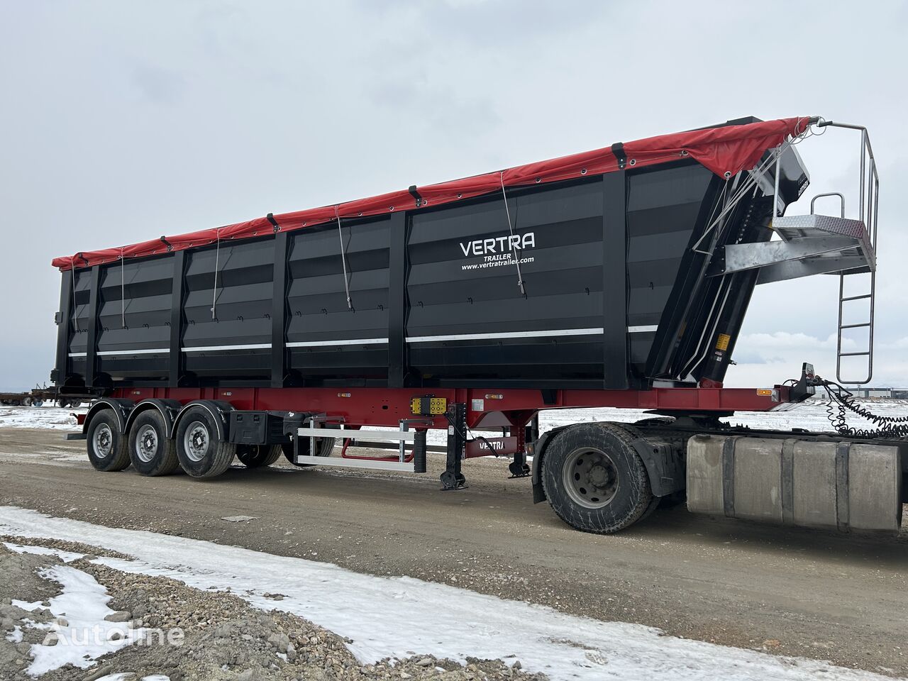 new Vertra Hardox - Rimorchio ribaltabile per il trasporto di rottami metal tipper semi-trailer