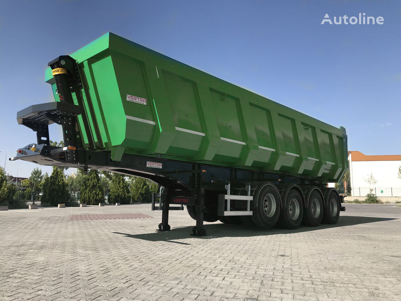 نیمه تریلر کمپرسی Vertra New - 40 to 60 M3 Heavy Duty Tipper Trailer - Hardox - 2024 جدید