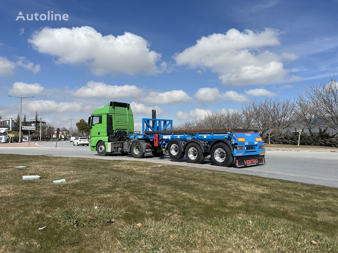 نیمه تریلر کمپرسی Vertra New - Sliding Tipping Container Trailer - Glidande behållare جدید