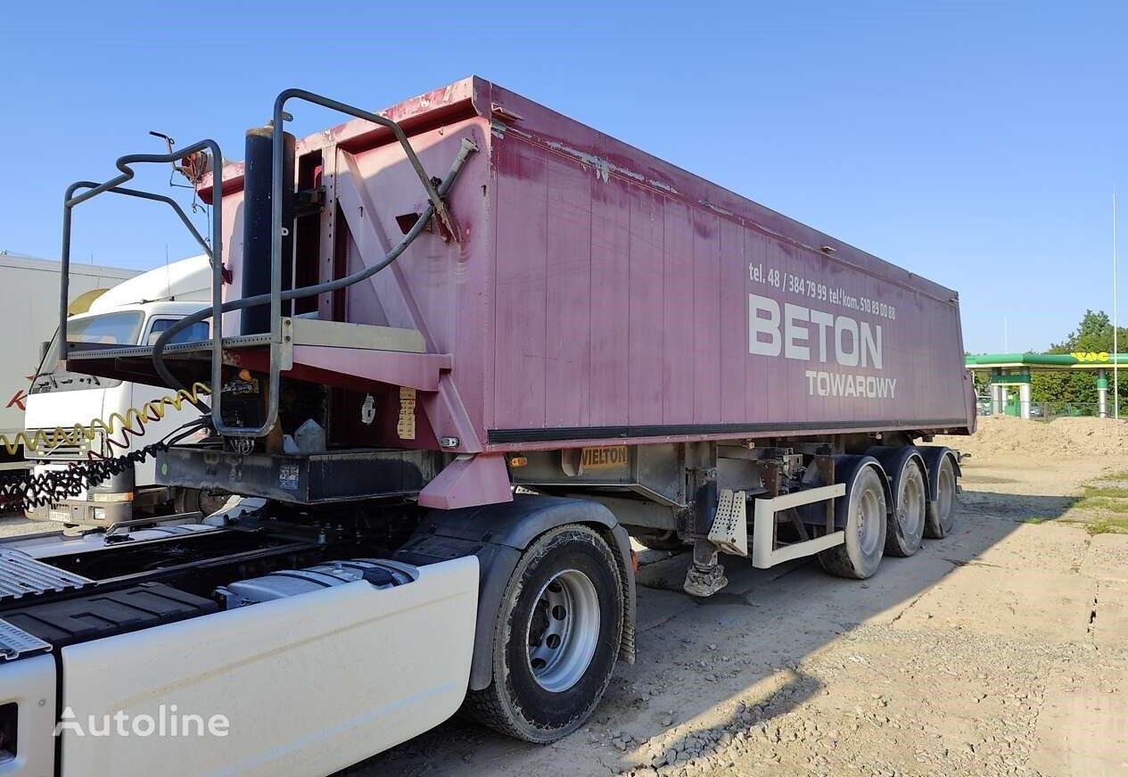 Wielton 34m3 tara 6550 kg  Ye PDV tipper semi-trailer