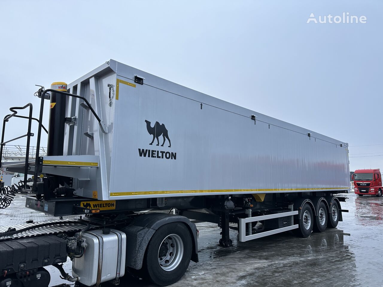 ny Wielton NW 3 tippvagn semitrailer