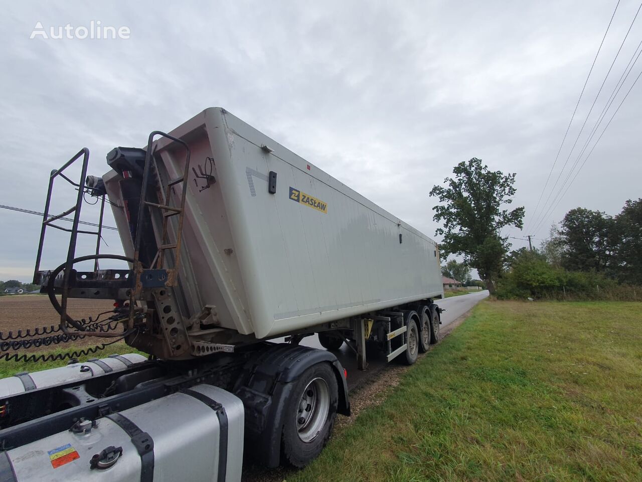 Zasław 38m3 tipper semi-trailer