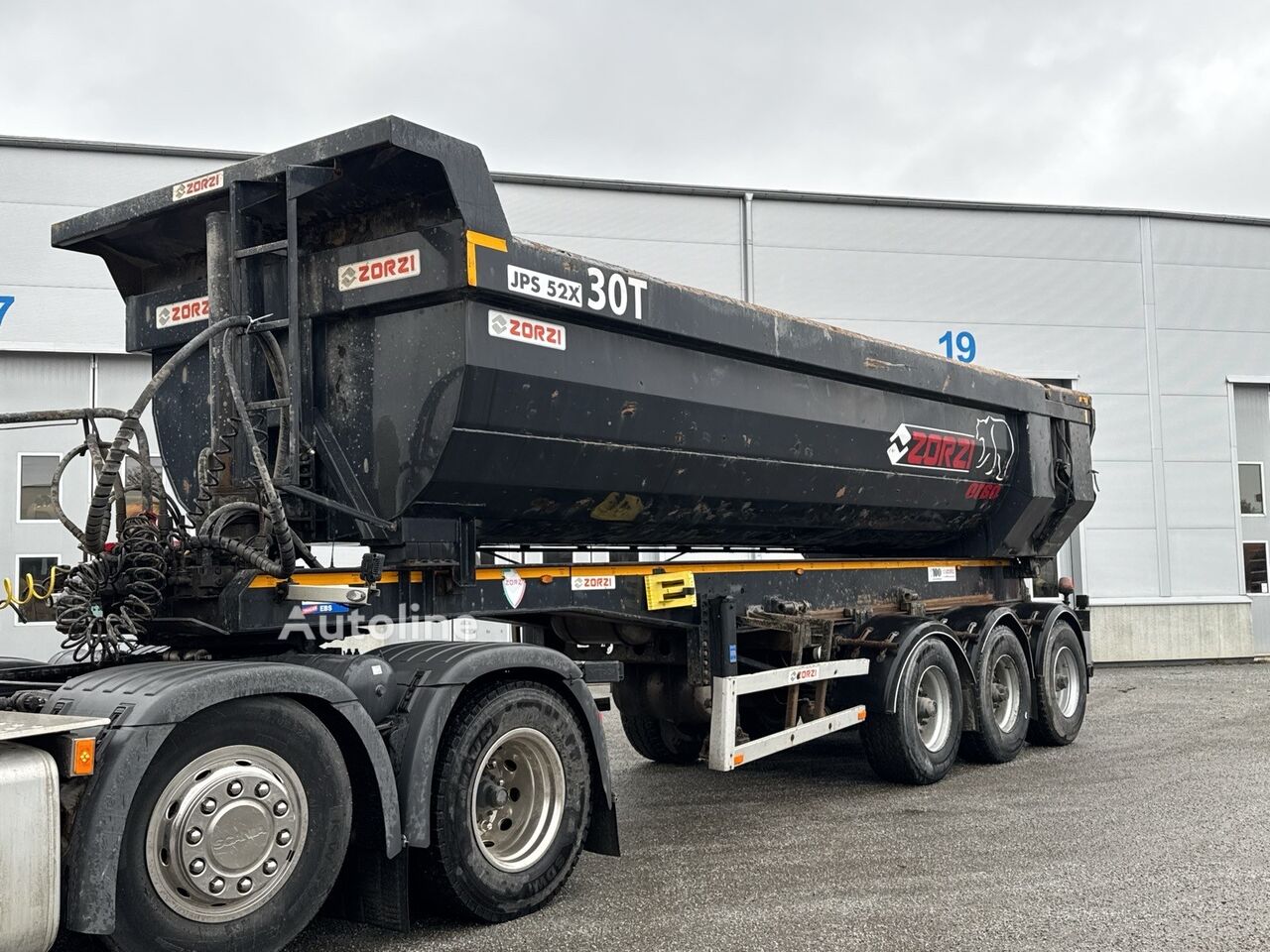 Semi-remorque benne Zorzi 36S075PRS à vendre | Autoline CM Semi-remorque benne Zorzi 36S075PRS - Autoline