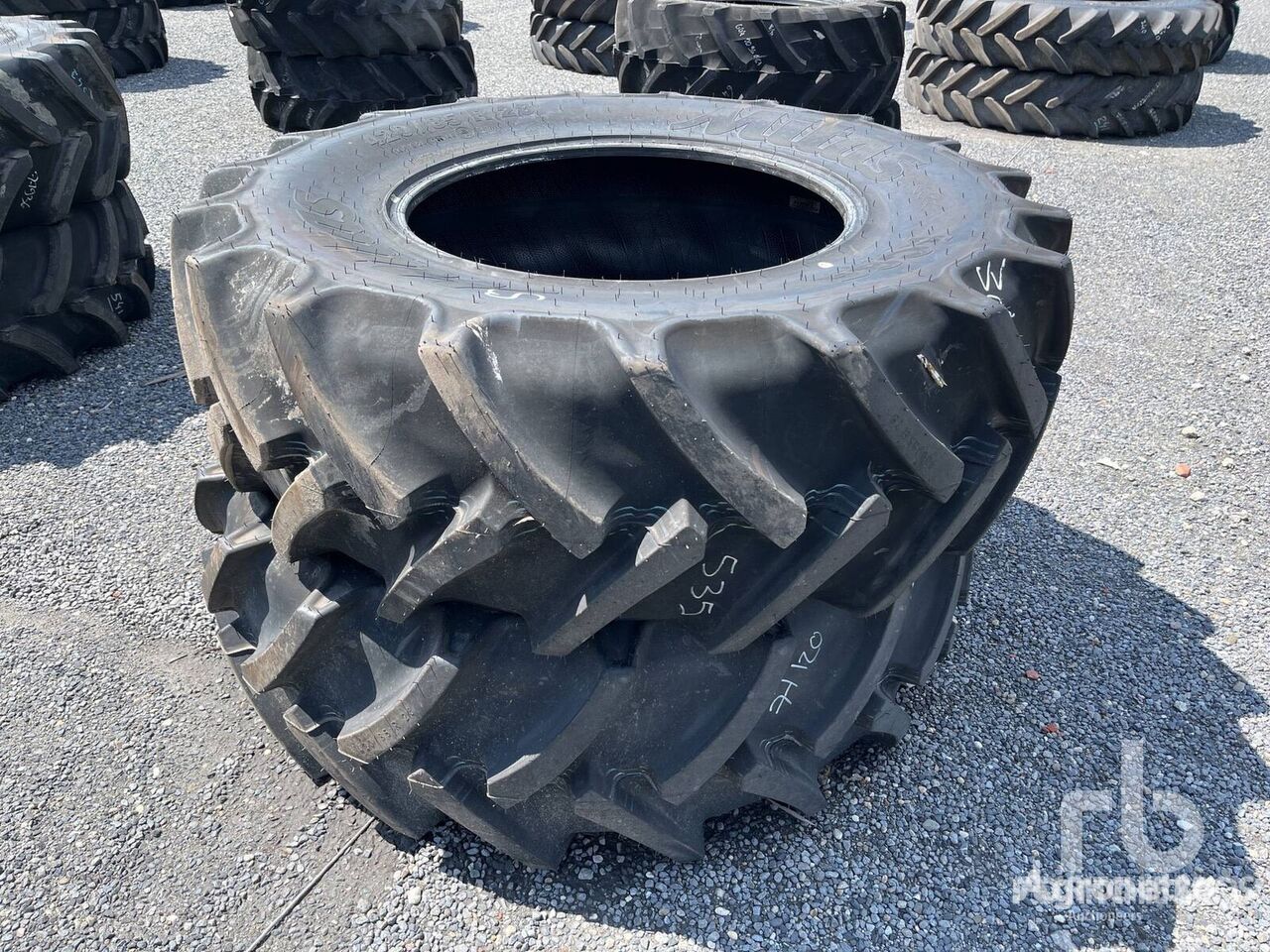 Mitas 420/85R28 Quantity of (2) 136 B AC85 tractor tire