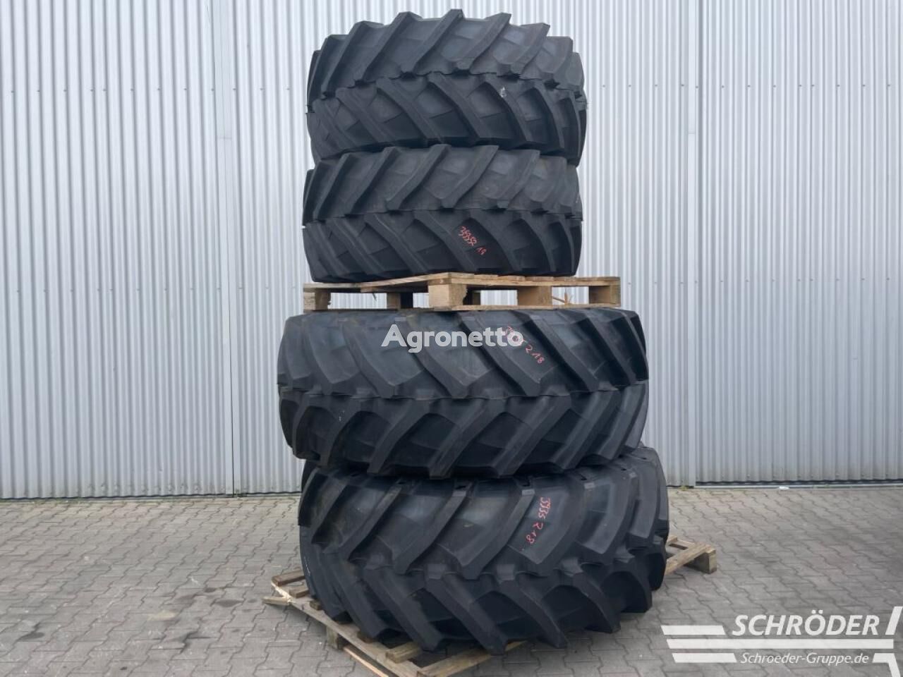 Trelleborg 2X 600/65 R28 / 2X 710/70 R38 neumático para tractor nuevo