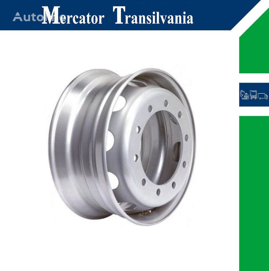 رینگ چرخ کامیون E3, 105 x 10 Prezoane, Franare disc, Flansa pe lateral, Fiu 280 جدید