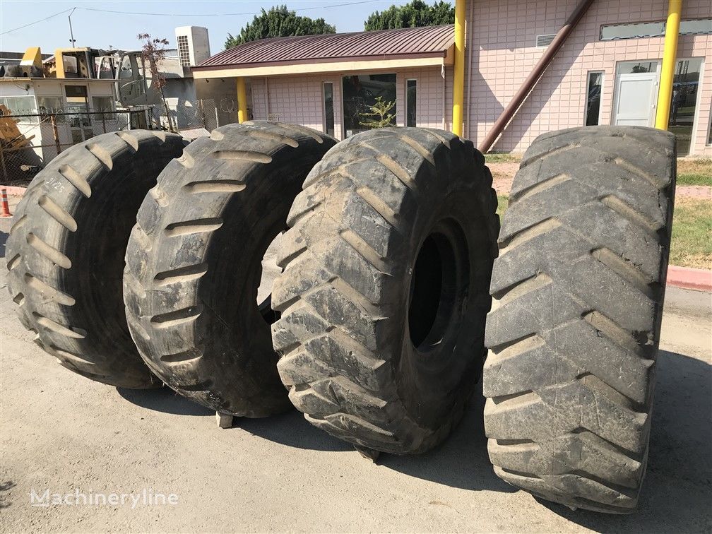 USED 4 PIECES 21.00-25 WHEEL INDUSTRIAL TIRE wheel loader tire