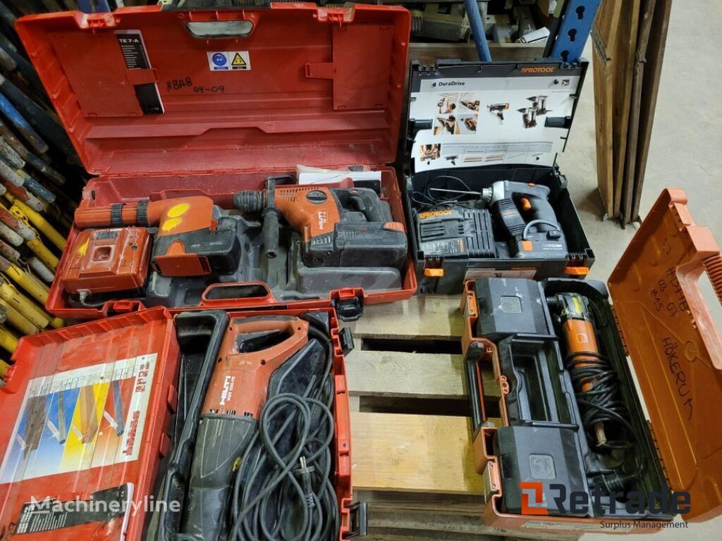 бормашина Hilti 4 st eldrivna handmaskiner Hilti Fein mm / 4 electric powered ha