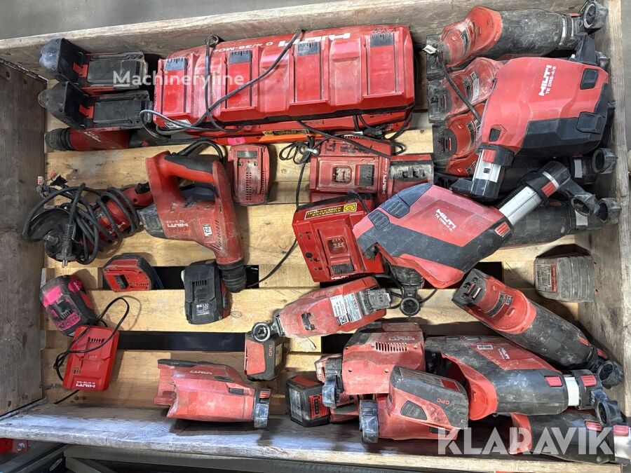 Berbequim percurtor Hilti Dammsugare, slagborr och laddare Hilti - Machineryline