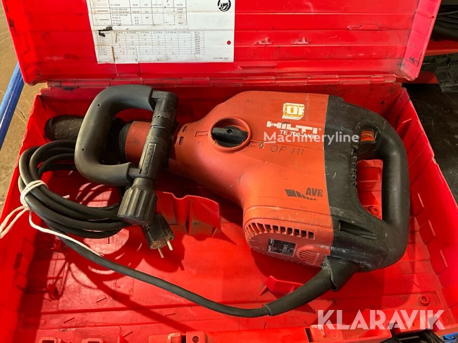 Hilti TE 706-AVR taladro de percusión