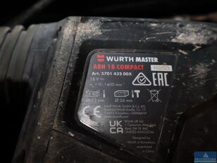 m&aacute;y khoan b&uacute;a W&uuml;rth Akku-Bohrhammer W&Uuml;RTH Master ABH 18 Compact