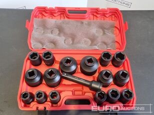 new Boss 2026 Boss 1" 17pc Pneumatic Socket Set, 8" Extension Rod hand tool set