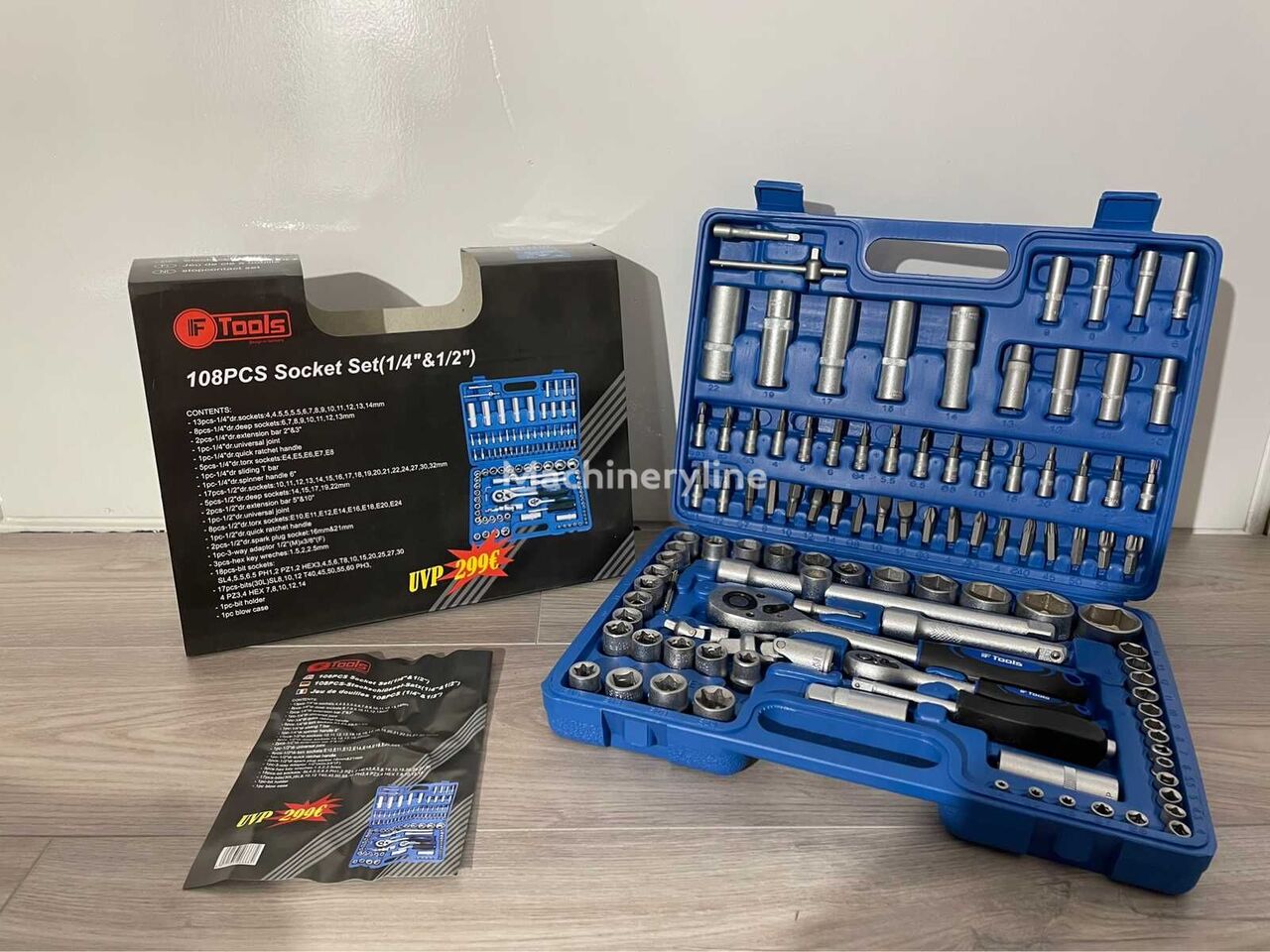 F Tools 108 delig hand tool set