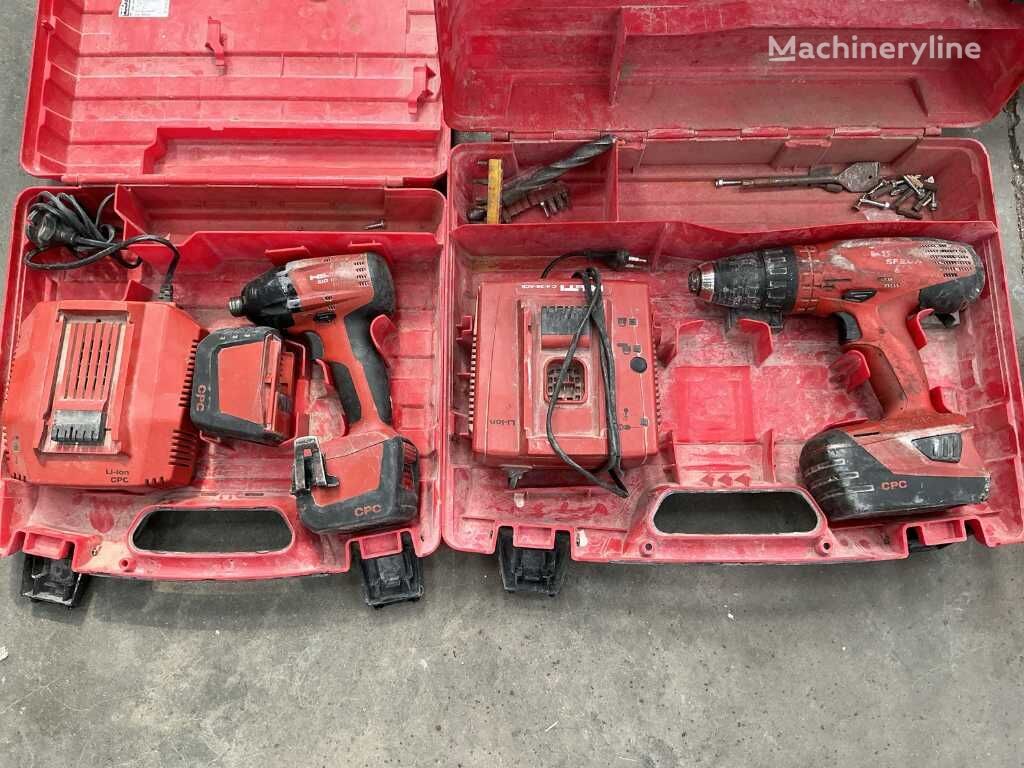 Hilti 2 different cordless tools HILTI power drill