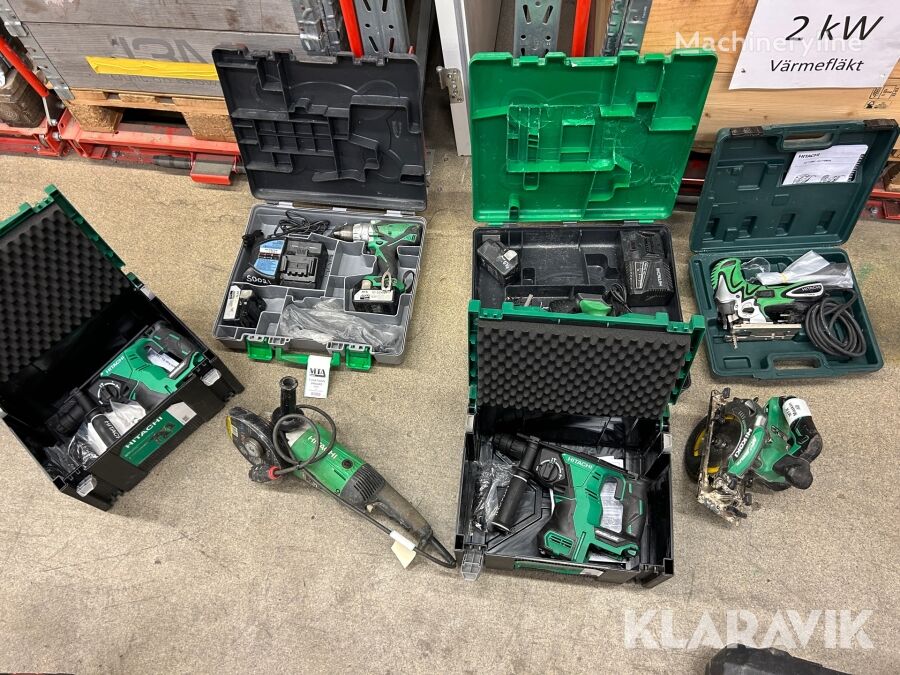 Hitachi Parti med diverse maskiner Hitachi sander