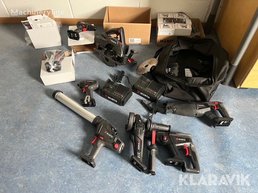 Würth Parti med handverktyg Würth sander