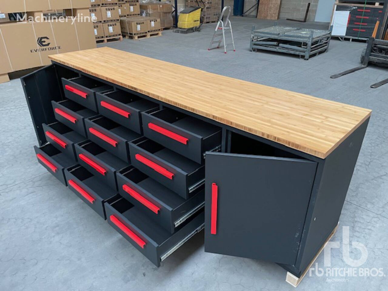 új Big Red 12 DRAWERS TOOL C PWT11412 Servante D'Atelier (Non Utilise szerszám tároló