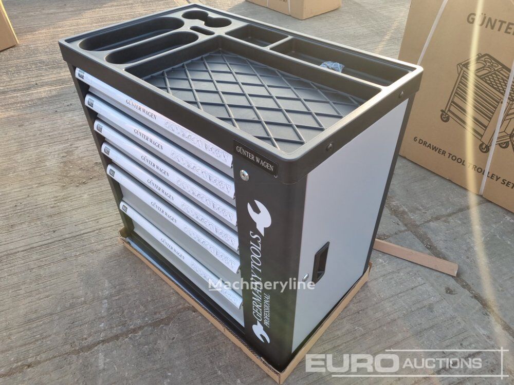 Prodaja Germany Tools 220PCS 6 Drawer Tool Chest ormara za alate | Machineryline HR Novi Germany Tools 220PCS 6 Drawer Tool Chest ormar za alat - Machineryline